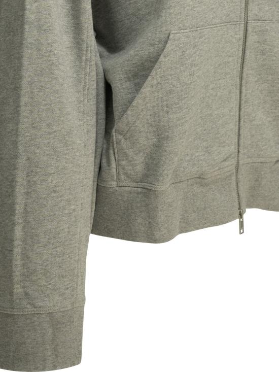 26FW 가니 에센셜 집업 후디 A1060023920 Grey - GANNI