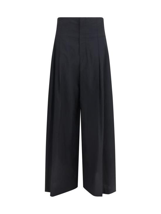 26SS 브루넬로 쿠치넬리 팔라초 팬츠 M0F79P9226 C101 BLACK