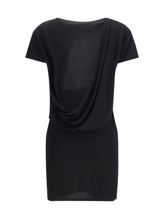 26SS 자크뮈스 미디 원피스 DRW00847AJ00253 990 BLACK - JACQUEMUS