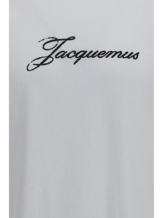 26FW 자크뮈스 반팔 티셔츠 TSM00639AJ00289 100 WHITE - JACQUEMUS