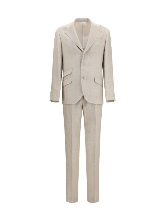 26SS 브루넬로 쿠치넬리 수트 세트 MZ403LDWH C042 BEIGE
