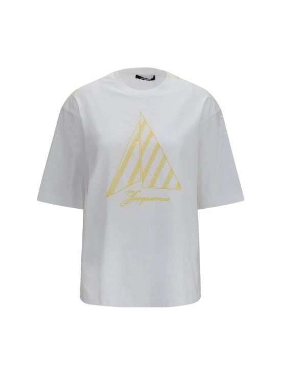26SS 자크뮈스 반팔 티셔츠 TSU00321AJ00285 1NH WHITE