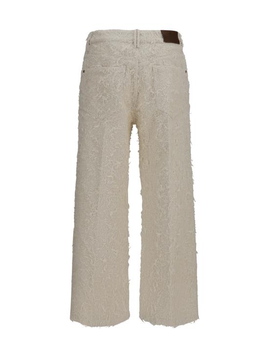 26SS 브루넬로 쿠치넬리 스트레이트 팬츠 ML121P4008 C001 CREAM - BRUNELLO CUCINELLI