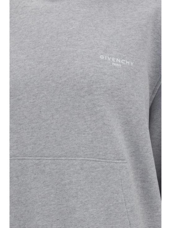 26FW 지방시 후드 티셔츠 BMJ0PW3YTA 055 GREY - GIVENCHY
