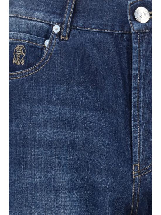 26SS 브루넬로 쿠치넬리 데님 팬츠 ME645O1090 C1468 BLUE - BRUNELLO CUCINELLI