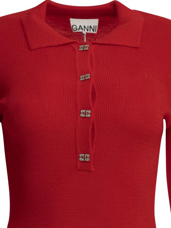 26FW 가니 스웨터 A117000606P Red - GANNI