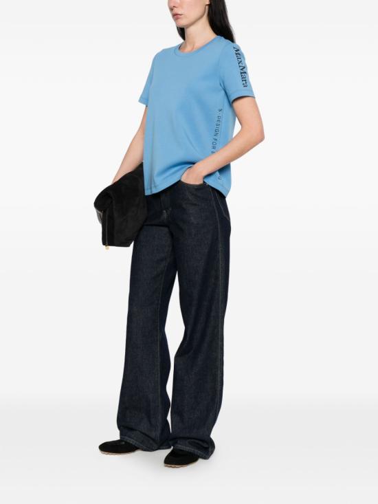 26SS 에스막스마라 반팔 티셔츠 19971023600 004 Azzurro - 'S MAX MARA