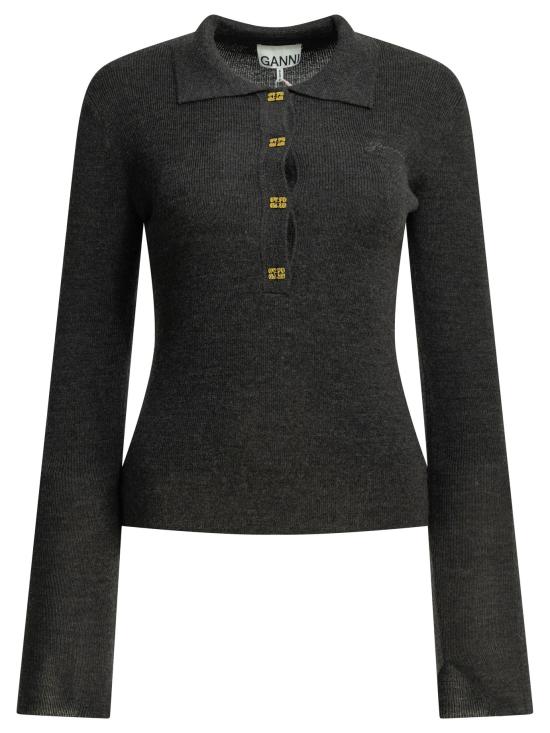 26FW 가니 스웨터 A1070125252 Grey
