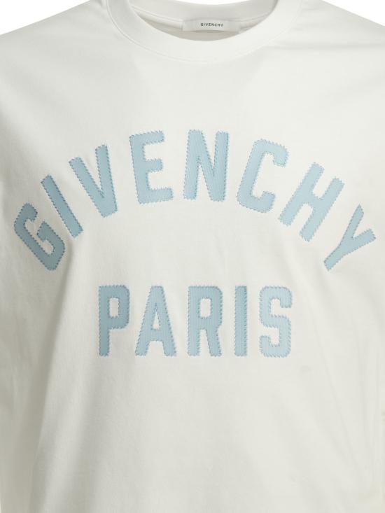 26FW 지방시 맥시 로고 코튼 티셔츠 BM71NK3YRS128 White - GIVENCHY