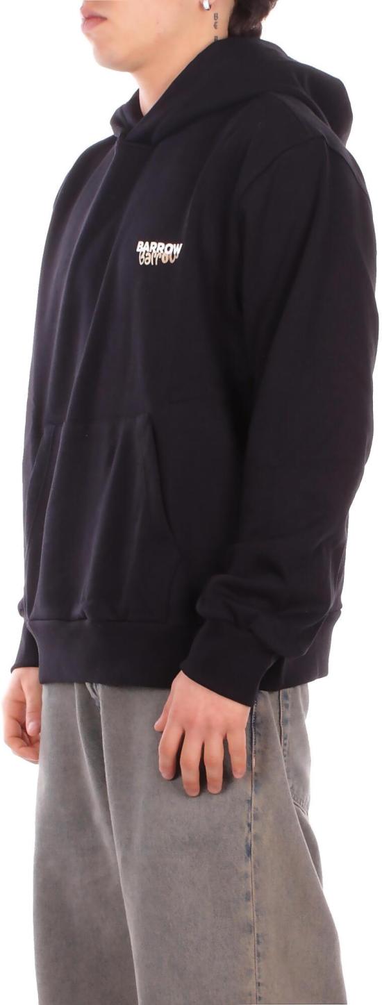 26SS 바로우 후드 티셔츠 S6BWUAHS075110 BLACK - BARROW