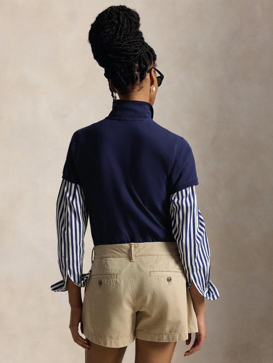 26SS 랄프 로렌 폴로 티셔츠 폴로 마니카 코르타 슬림핏 네이비 블루 - RALPH LAUREN