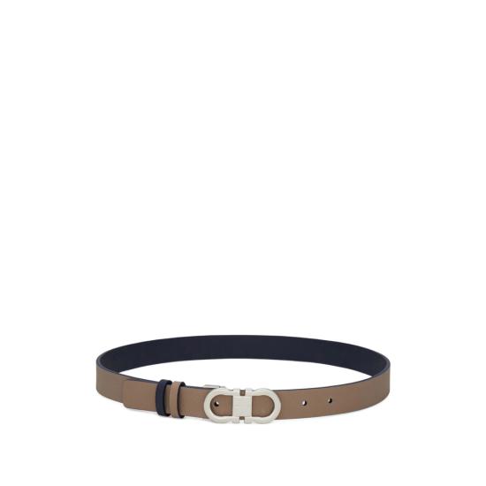 26FW 살바토레 페라가모 레귤러 벨트 230294 0796240 TAUPE BROWN BLUE - SALVATORE FERRAGAMO