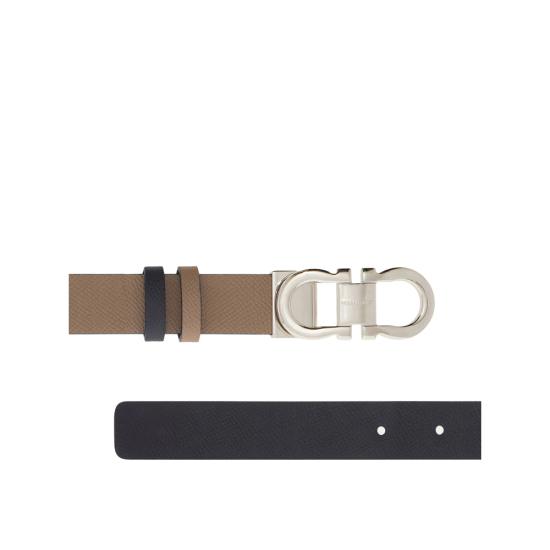 26FW 살바토레 페라가모 레귤러 벨트 230294 0796240 TAUPE BROWN BLUE - SALVATORE FERRAGAMO