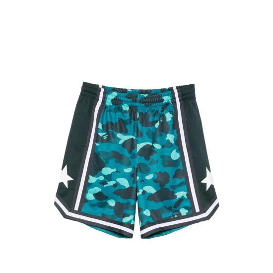 26SS 베이프 숏팬츠 001SPM301307M GREEN GREEN BLUE
