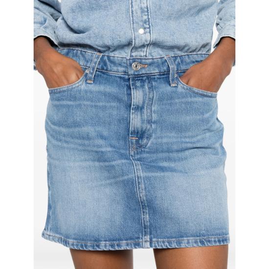 26SS 세븐포올맨카인드 데님 원피스 7U210C10 MINI SKIRT 3BZ BLUE - 7 FOR ALL MANKIND