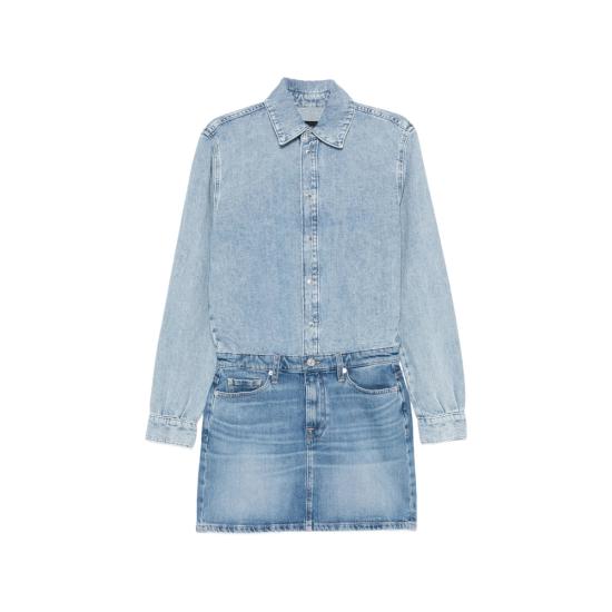 26SS 세븐포올맨카인드 데님 원피스 7U210C10 MINI SKIRT 3BZ BLUE