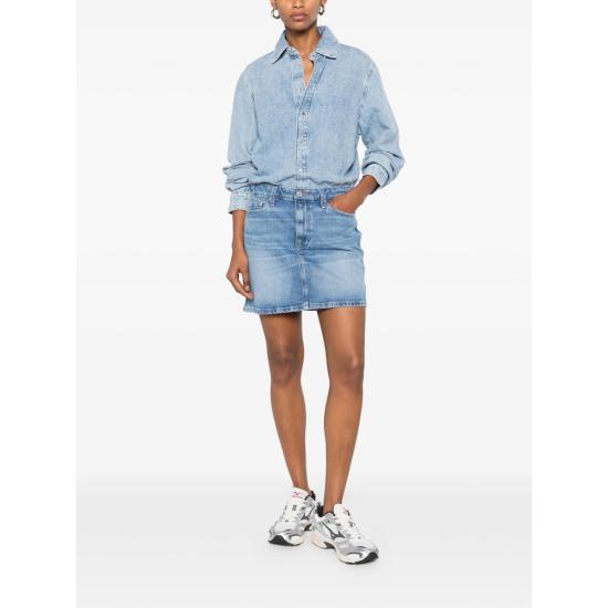 26SS 세븐포올맨카인드 데님 원피스 7U210C10 MINI SKIRT 3BZ BLUE - 7 FOR ALL MANKIND