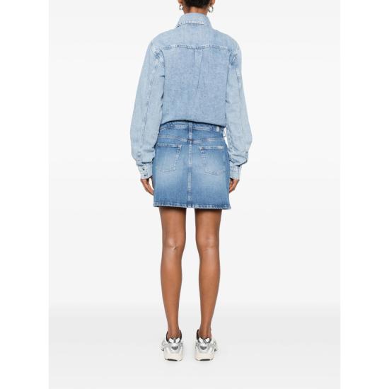 26SS 세븐포올맨카인드 데님 원피스 7U210C10 MINI SKIRT 3BZ BLUE - 7 FOR ALL MANKIND