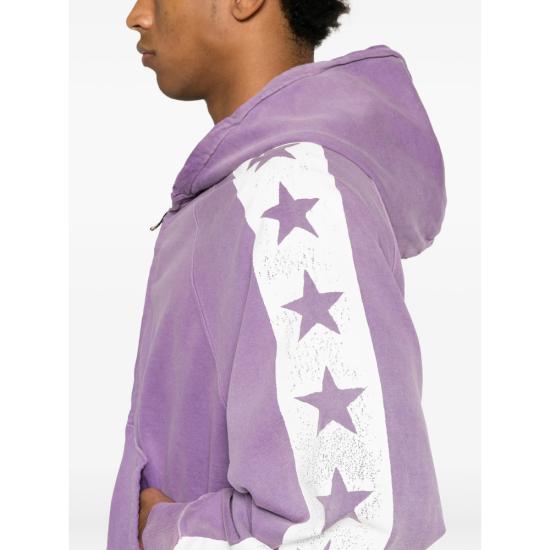 26FW Secnd Slf 후드 티셔츠 ALSTHD PURPL PURPLE - SECND SLF