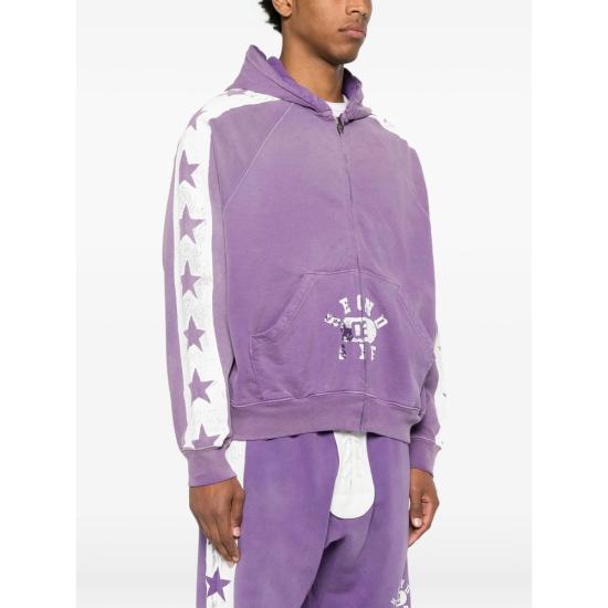 26FW Secnd Slf 후드 티셔츠 ALSTHD PURPL PURPLE - SECND SLF