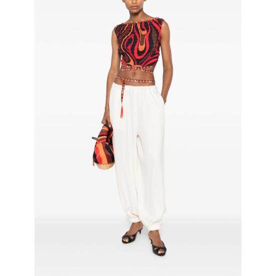 26SS 푸찌 민소매 티셔츠 6HJM31 6H768 002 RED - PUCCI