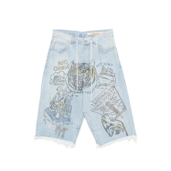 26FW 세컨드 셀프 데님 숏팬츠 JSRDSH BLUE
