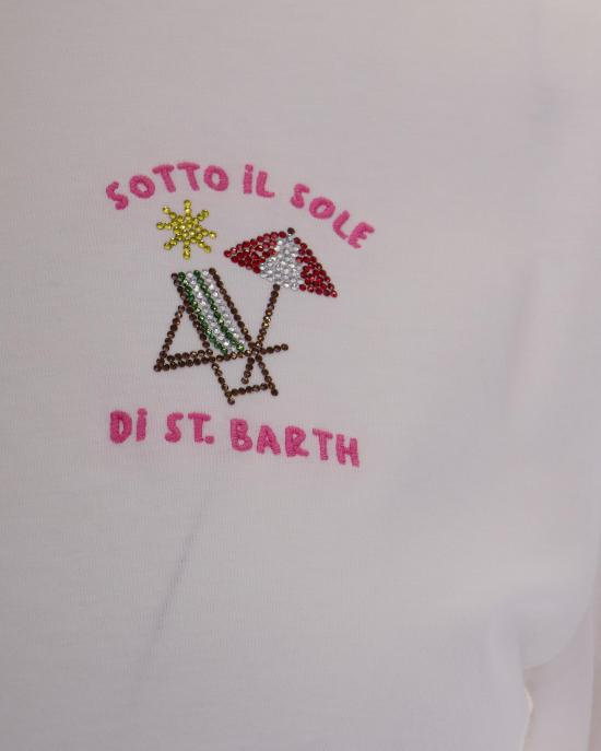 26SS 세인트바쓰 반팔 티셔츠 EMI000103739L WHITE - MC2 SAINT BARTH
