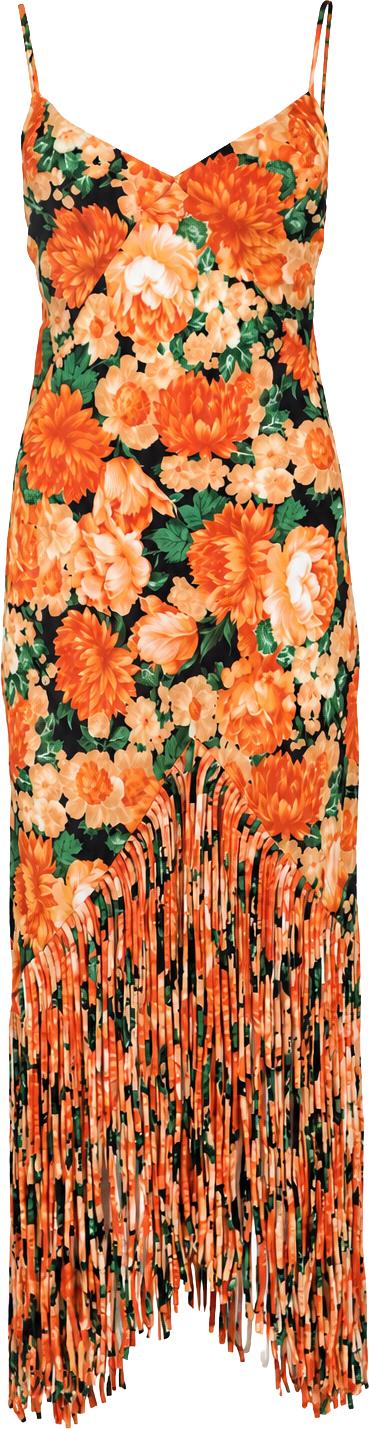 26SS 핑코 롱 원피스 106825A3AOAS4 ORANGE