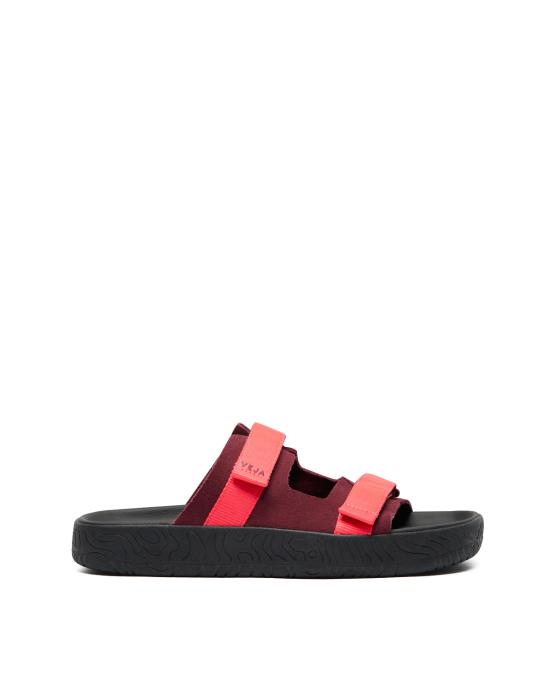 26SS 베자 뮬/슬리퍼 AP3221558A amarante rose fluo black ROSSO MULTI