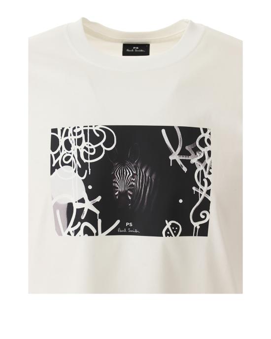  PS 바이 폴스미스 반팔 티셔츠 M2R 011R MP4544 BIANCO - PS BY PAUL SMITH