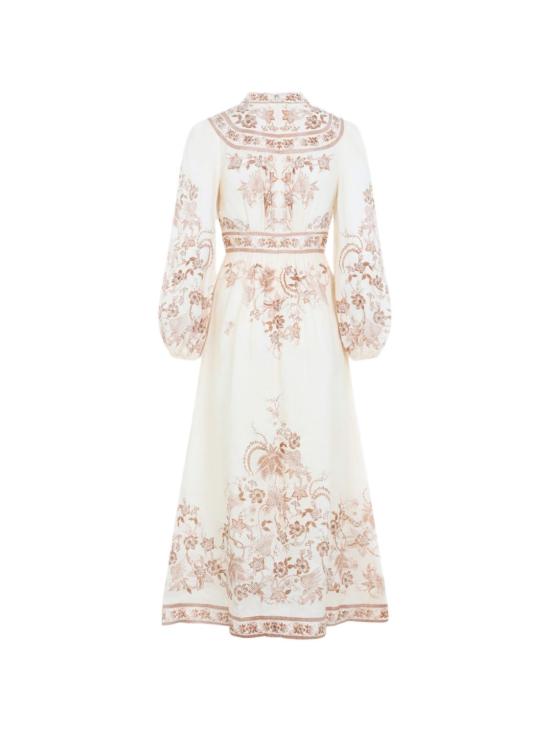 26FW 짐머만 롱 원피스 3501DSS262 CRTFL Beige - ZIMMERMANN