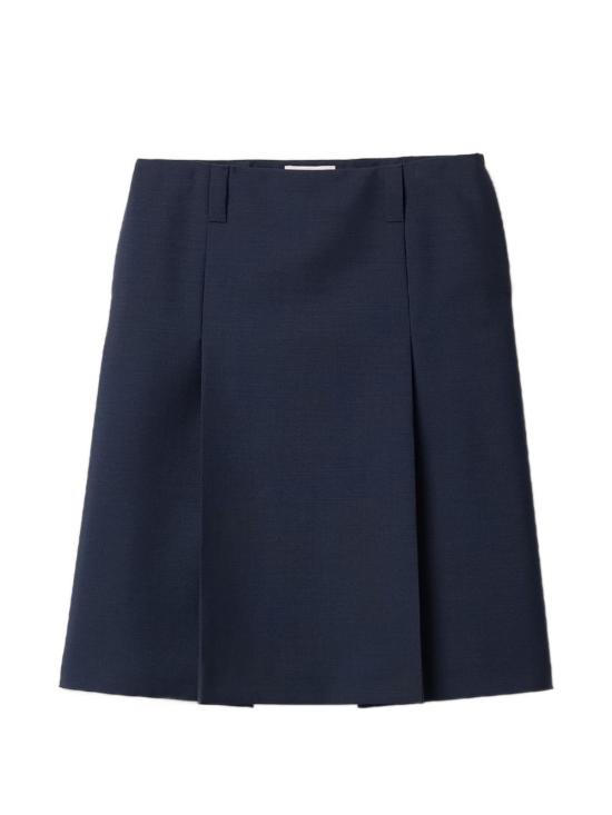 26SS 미우미우 미디 스커트 MG2675 12I1F0124 NAVY