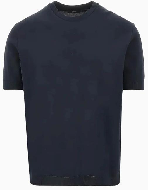 26SS 에르노 반팔 티셔츠 JG000206U520599201 NAVY