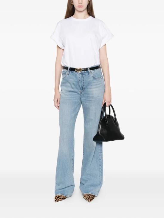 26FW 빅토리아 베컴 반팔 티셔츠 1226JTS007471A6 White - VICTORIA BECKHAM