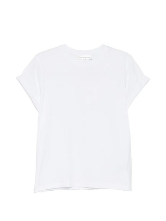 26FW 빅토리아 베컴 반팔 티셔츠 1226JTS007471A6 White