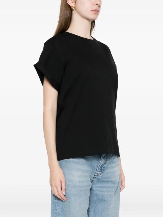26FW 빅토리아 베컴 반팔 티셔츠 1226JTS007471A1 Black - VICTORIA BECKHAM