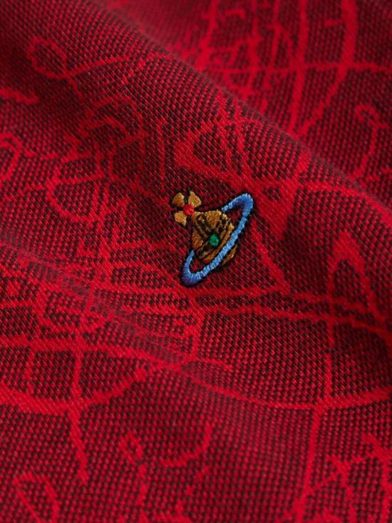26SS 비비안웨스트우드 폴로 티셔츠 2H01000U J00B5 O101 Red - VIVIENNE WESTWOOD
