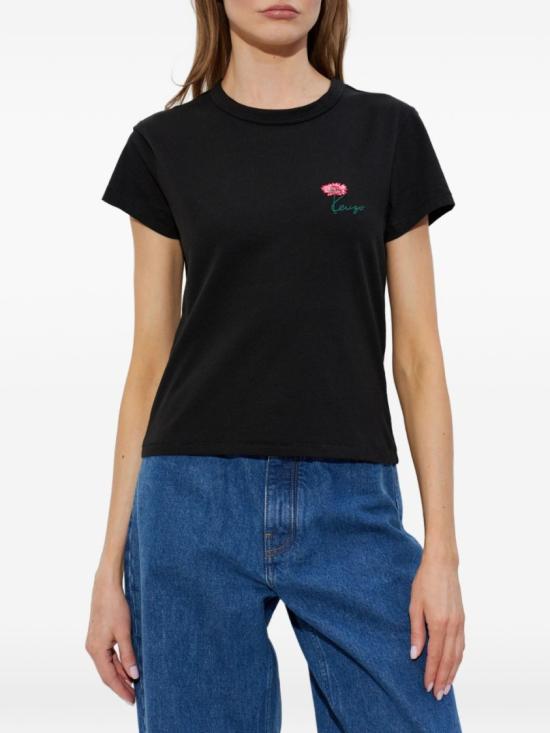 26FW 겐조 반팔 티셔츠 FG62TS2714SG 99J Black - KENZO