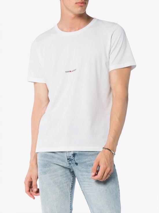  생로랑 리브 고쉬 티셔츠 464572 YB2DQ White - SAINT LAURENT