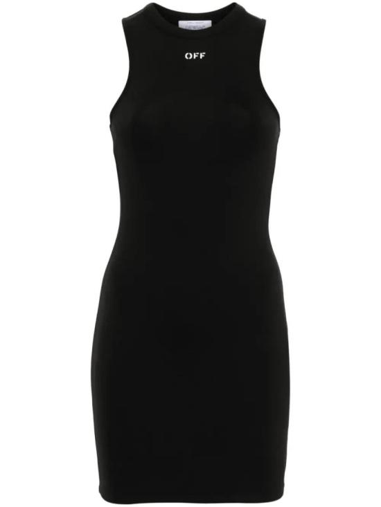 25FW 오프화이트 숏 원피스 OWDB463C99JER001 Black