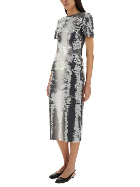 25SS 스포트막스 반팔 티셔츠 2512941062600 238005 Silver - SPORTMAX