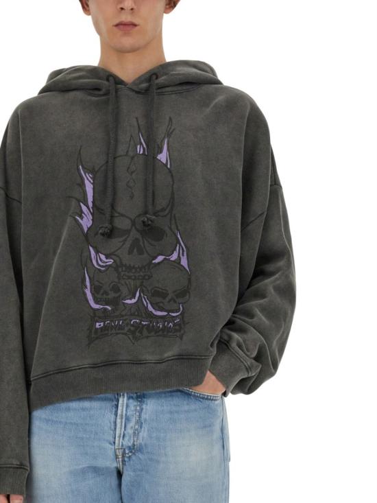 아크네 스튜디오 후드 티셔츠 CI0165 BM0 Black - ACNE STUDIOS