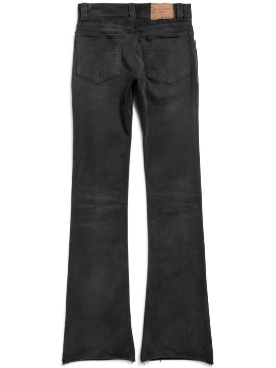 25FW 발렌시아가 슬림 핏 부츠컷 팬츠 838692 TSWC3 Black - BALENCIAGA