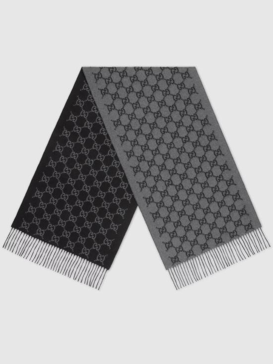  구찌 GG 캐시미어 스카프 812317 4GABX Grey - GUCCI
