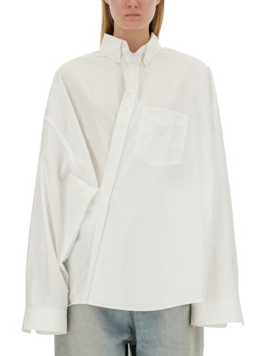  발렌시아가 셔츠 790872 TNM609000 White