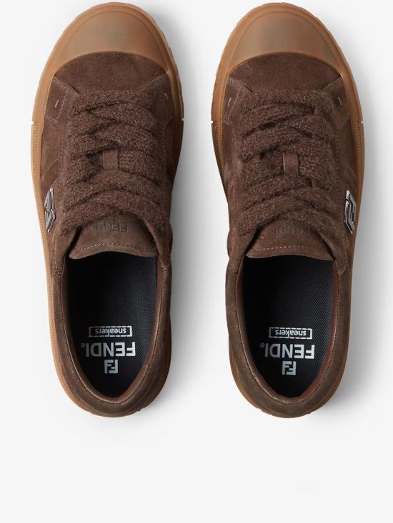  펜디 도미노 스니커즈 7E1706 QK9 Brown - FENDI