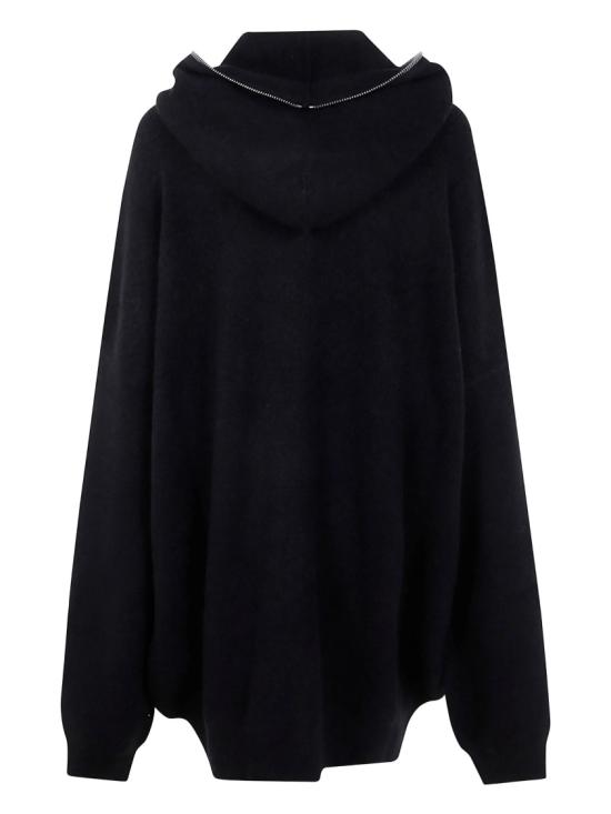 25FW 릭 오웬스 후드 티셔츠 RU02E1688 KWP Black - RICK OWENS