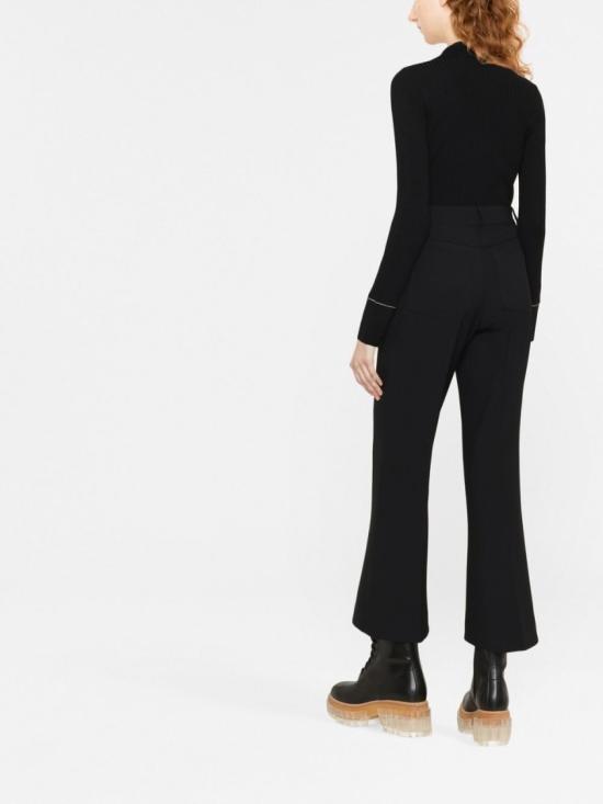  스텔라 맥카트니 스트레이트 팬츠 640009 3AU701 Black - STELLA MCCARTNEY