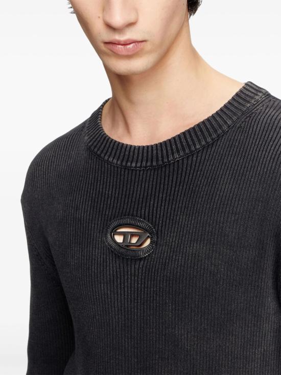  디젤 K 드레인 D 스웨트셔츠 A17512 0AKBQ Black - DIESEL