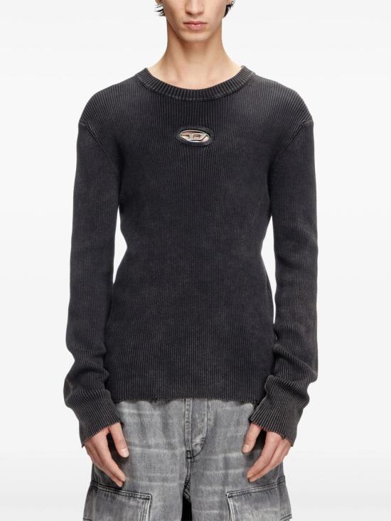  디젤 K 드레인 D 스웨트셔츠 A17512 0AKBQ Black - DIESEL